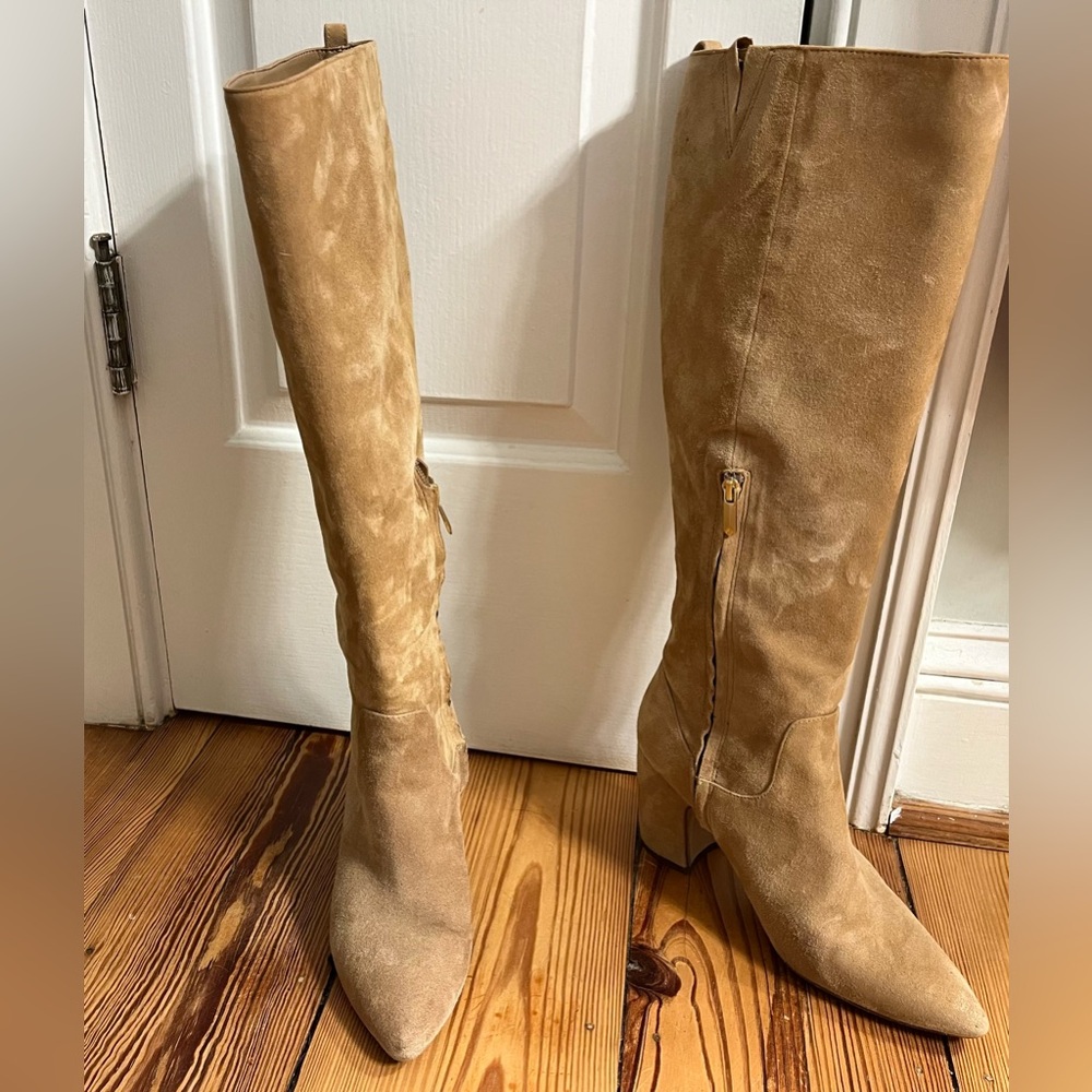 Sam Edelman size 8 light tan boots